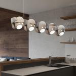 Resin Creative LED Chandelier Dining Living Room Deco Hanging Light The Party