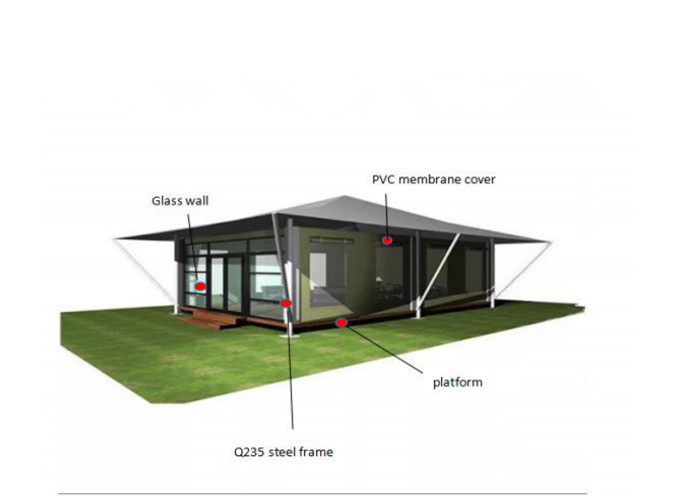 Vertex Luxury Deluxe Double Room Tent Heat Insulation PVDF Material
