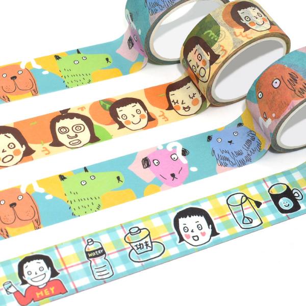 Kawaii Japanese Washi Paper Acrylic Adhesive Tape Washi Paper Masking Tape