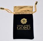 BRC 12.5cm Jewelry Drawstring Pouch Mini Small Black Velvet Bags RoHS Custom