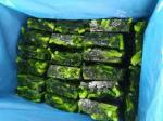 B.Q.F Frozen Rape Flower, 500 grams x 20 bags / carton box for Japan market