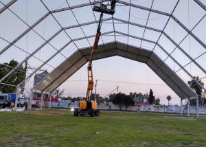 Quality Flame Resistant Outdoor Polygon Party Tent For 5000 People wholesale