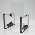 RS485 Optical Swing Turnstile Anti-Crush , AC 220V High Speed Gates