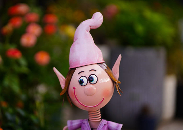 Metal Cartoon Character Garden Decoration Simple Flowerpot Decoration