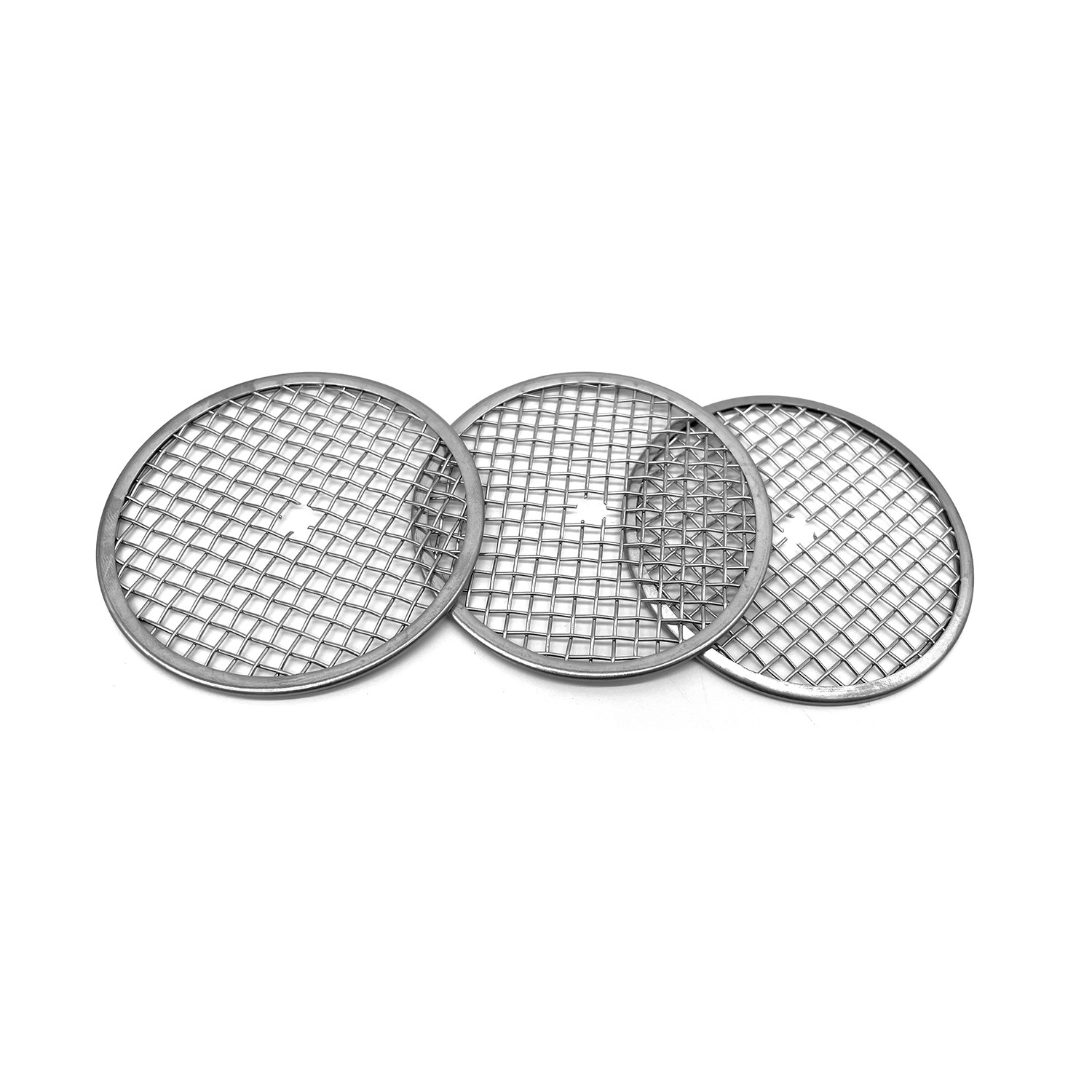 Customize 10 25 100 200 Micron gold silver Ss304 Wire Mesh Filter Disc