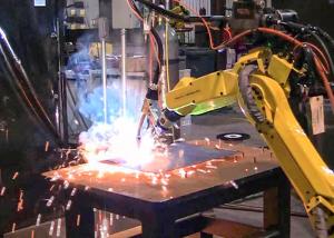 China Highly Flexible Palletizing Robotic Automation Systems For Automotive Manufacturing on sale