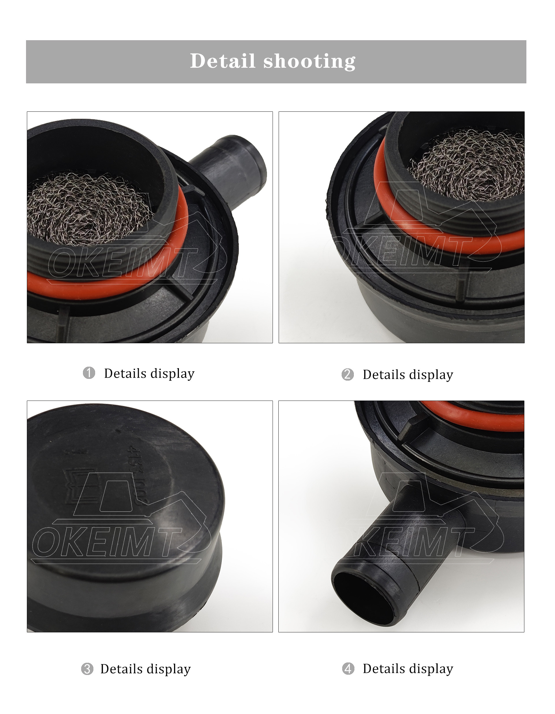OKEIMT Excavator Engine Parts Air Breather Cap PJS