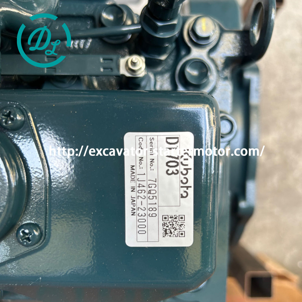 Kubota D1703-M-ES07 Diesel Engine 1J462-2300 20.7KW/2250rpm U35