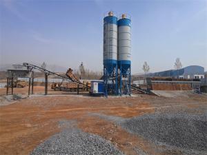 Quality 50m3/h 97kw Concrete Batching Plant Fixed Ready Mixed Cement Mixer wholesale