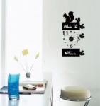 Animal Nontoxic Vinyl Designer Wall Sticker Clocks 10A063
