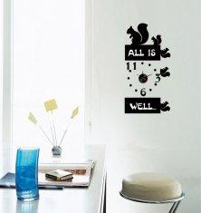 Quality Animal Nontoxic Vinyl Designer Wall Sticker Clocks 10A063 wholesale