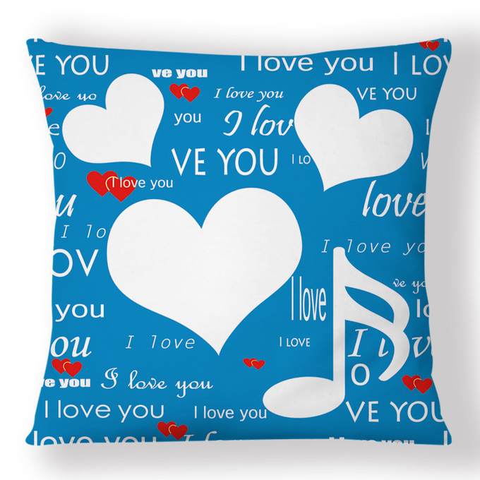 Custom Sublimation Printable Pillow Cover For Lovers