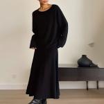 Women's Sweater 2024 New Elegant Knitted Set Women's One Shoulder Sweater Top