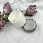 Round Plastic Cosmetic Jars Travel Set 50g Containers Hot stamping With
