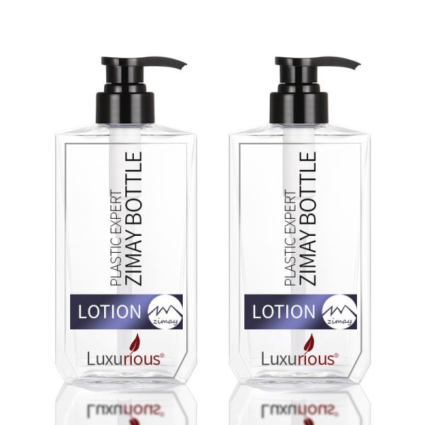 Recycled 300ML 500ML Clear Normal Regular Plastic Shampoo And Conditioner Body
