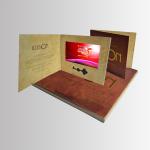 Laser Cut LCD Invitation Card 4G Memory For Christmas / Advertising Gift