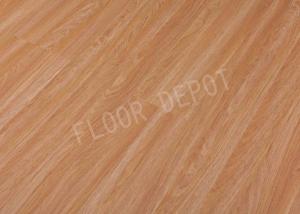 Quality Cherry Color 12mm HDF Laminate Flooring Carb2 V Groove EIR Embossed Surface wholesale