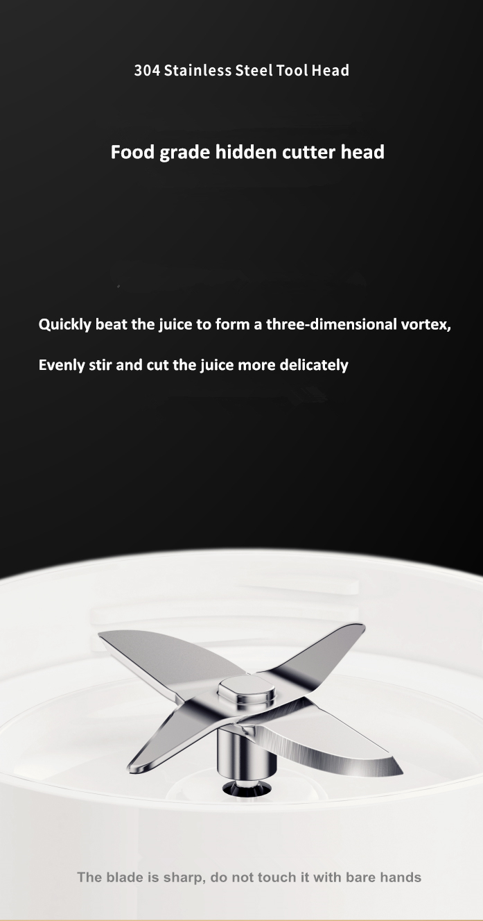 Multi Function Juice Marker Fruit Ice Milk Soothing Mixer 400 ML Mini Portable Blender Electric Juicer Cup