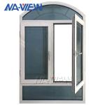 Guangdong NAVIEW Double Tempered Glass Aluminum Casement Windows