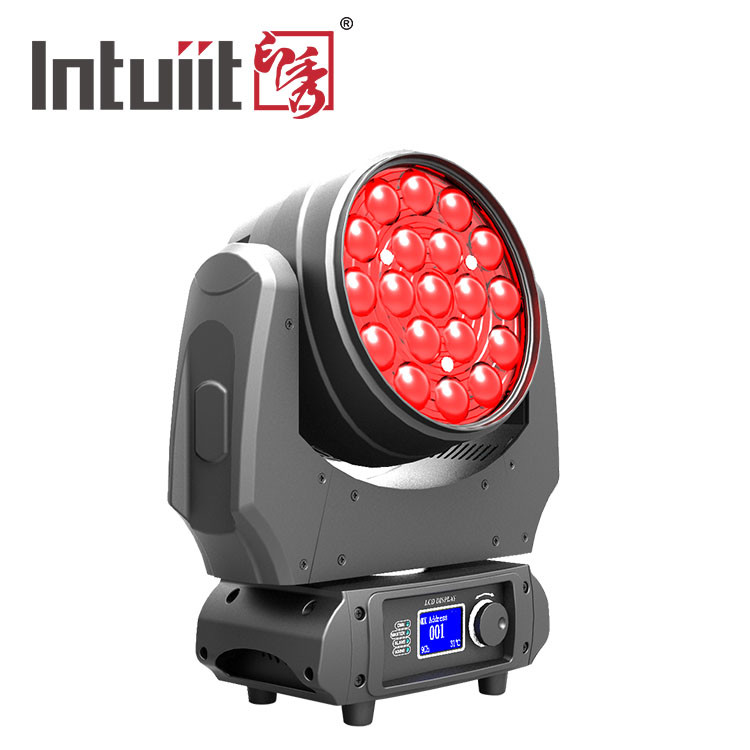 1020lm Zoom Moving Head Light Wide Angle 19*10W RGBW 4 In 1 Beam Wash Moving Head