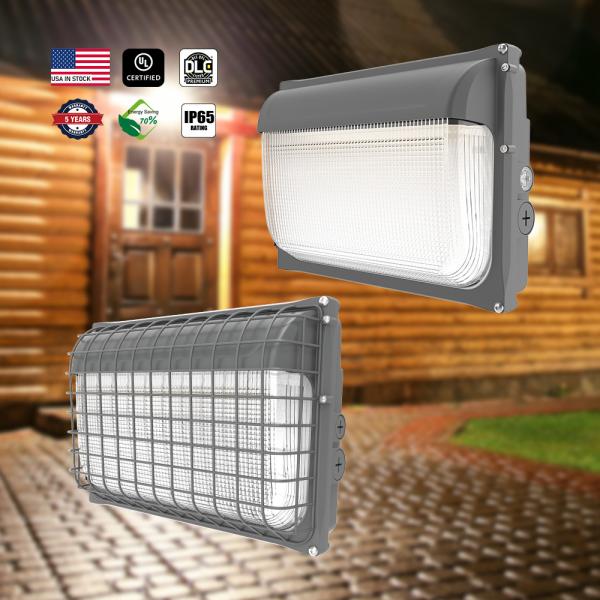 OEM Slim LED Wall Pack Light 30W 40W 60W 80W 120W 3CCT Adjustable IP65