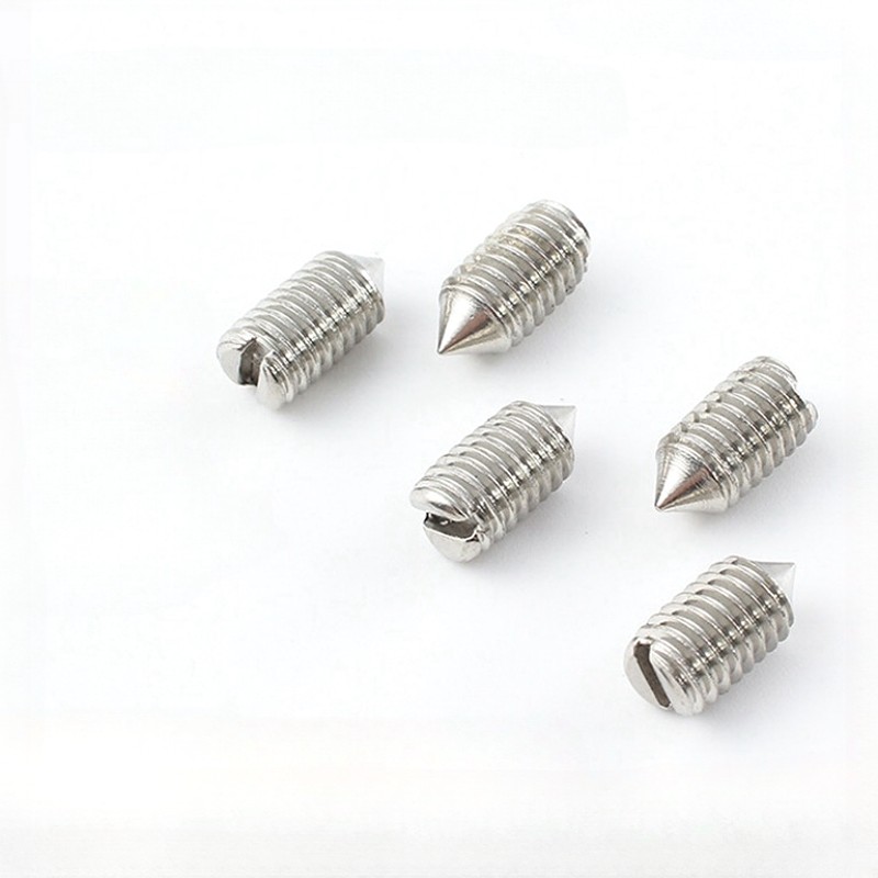 Factory Direct Sale Stainless Steel 304 Slotted Tip Set Screw Machine Meter Spire Screw