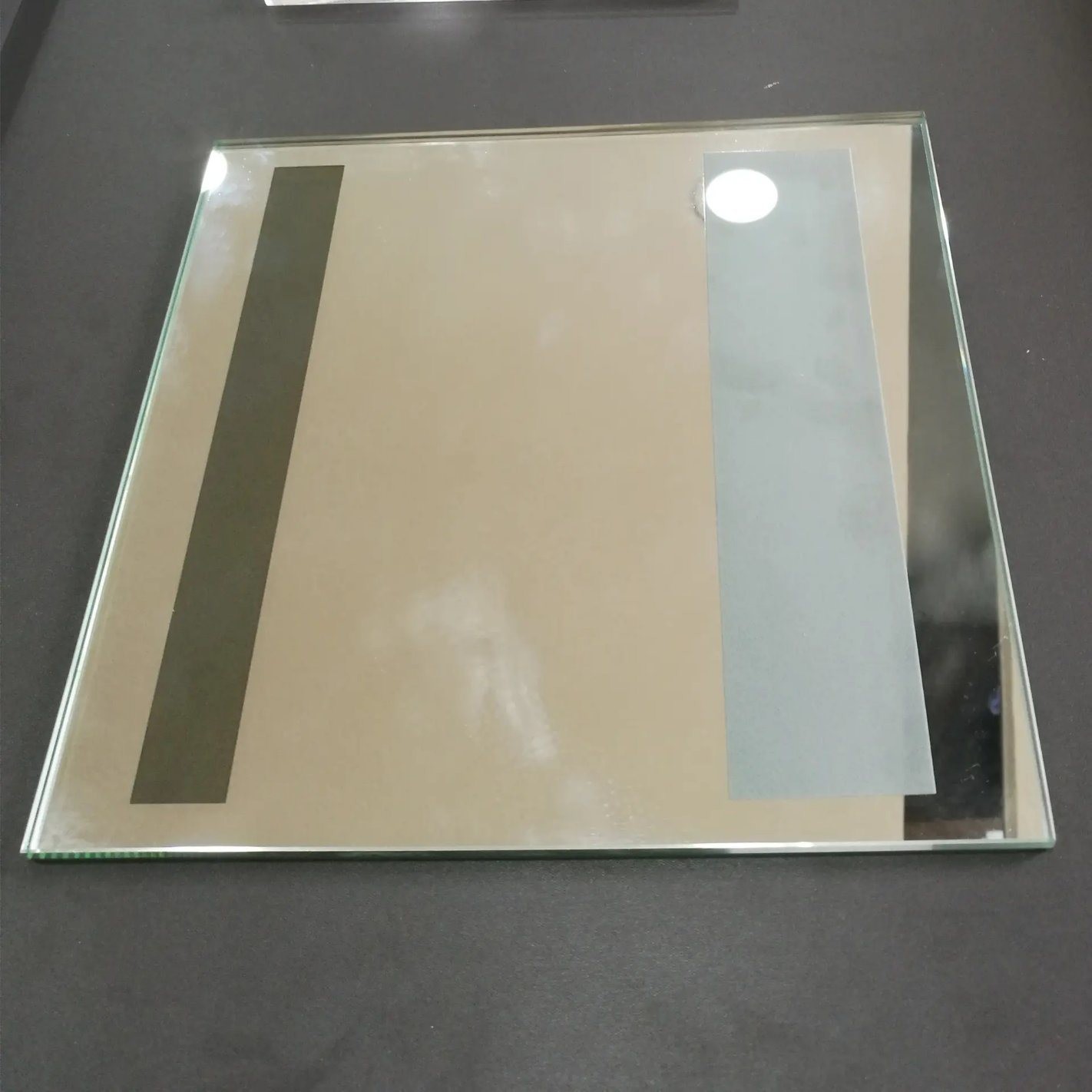 Rough Edge Decorative/Aluminium/Silver LED Mirror Glass For Bathroom