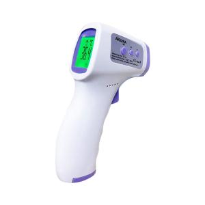 Quality Handheld Infrared Forehead And Ear Thermometer White And Purple wholesale