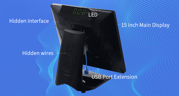 Sleek Design Cash Register Smart POS Perfect for Restaurant Retail and Convenience Store