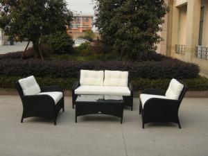 Quality 4pcs PE cane patio furntiure wholesale