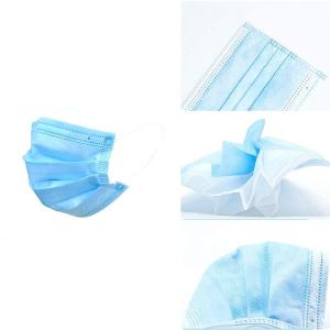 Quality 3 Layers Dust Protection Mask Disposable CE Standard For Air Pollution wholesale