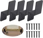 Standard 2x4 Door Barricade Brackets for Heavy Duty Steel Drop Open Bar Security