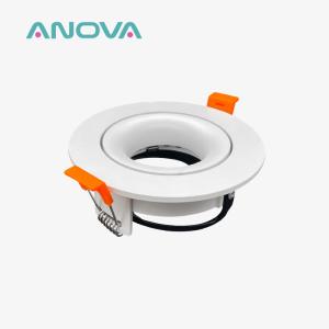 Quality Ocean Plastic MR16 Downlight Housing 360 Degree Gyro Downlight Enclosure wholesale