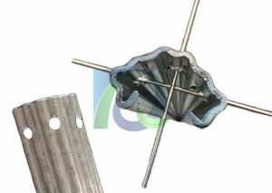 Quality Orchard Passion Fruit Metal Trellis Posts And The Cross Wire Through Top Holes wholesale