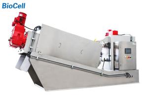 Quality 8.2KW Dispatch Mobile Sludge Dewatering Equipment Screw Press Machine wholesale