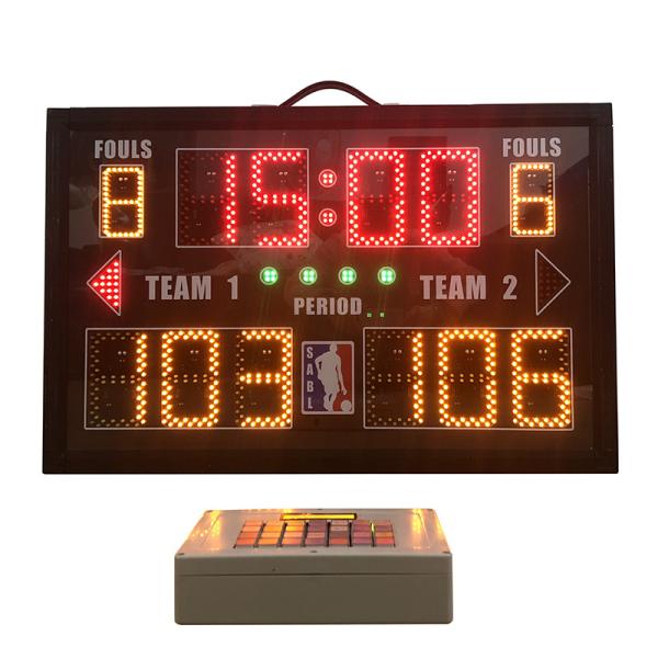 Aluminum Portable Electronic Scoreboard , Baseball Field Scoreboard With Carry