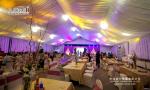 White Outdoor Canopy Tent / Sun Shade wedding ceremony tents for luxurious