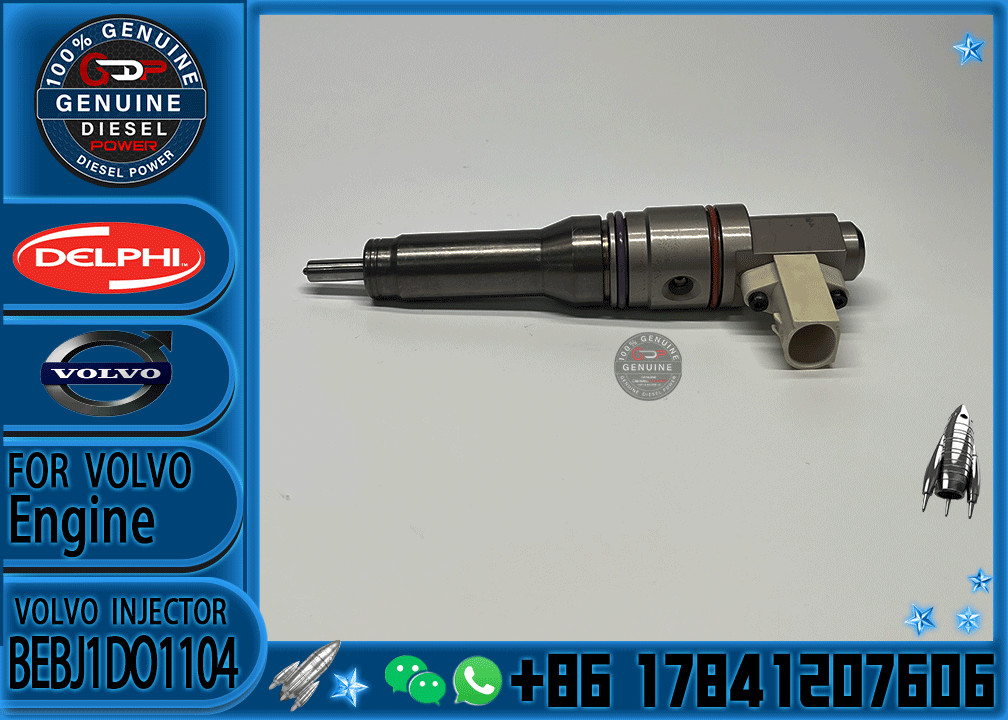 Diesel Fuel Injector common rail parts injector BEBJ1DO0003 1972591 BEBJ1DO1104 1972590 for VOLVO