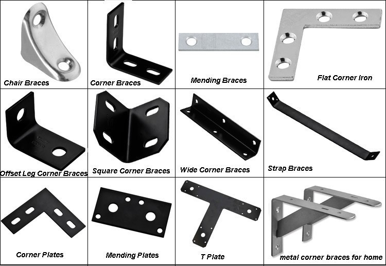 4mm Galvanised Shape Stamping Parts Post Fence Foot Anchors for Fixing and Connecting