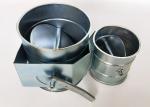 Stainless Steel 125mm Diameter Manual Air Damper For HVAC System