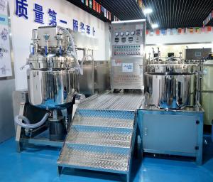 Quality 50 - 5000L Pharmaceutical Cream Mixing Machine SS Skin Care Mixing Machine 220V wholesale