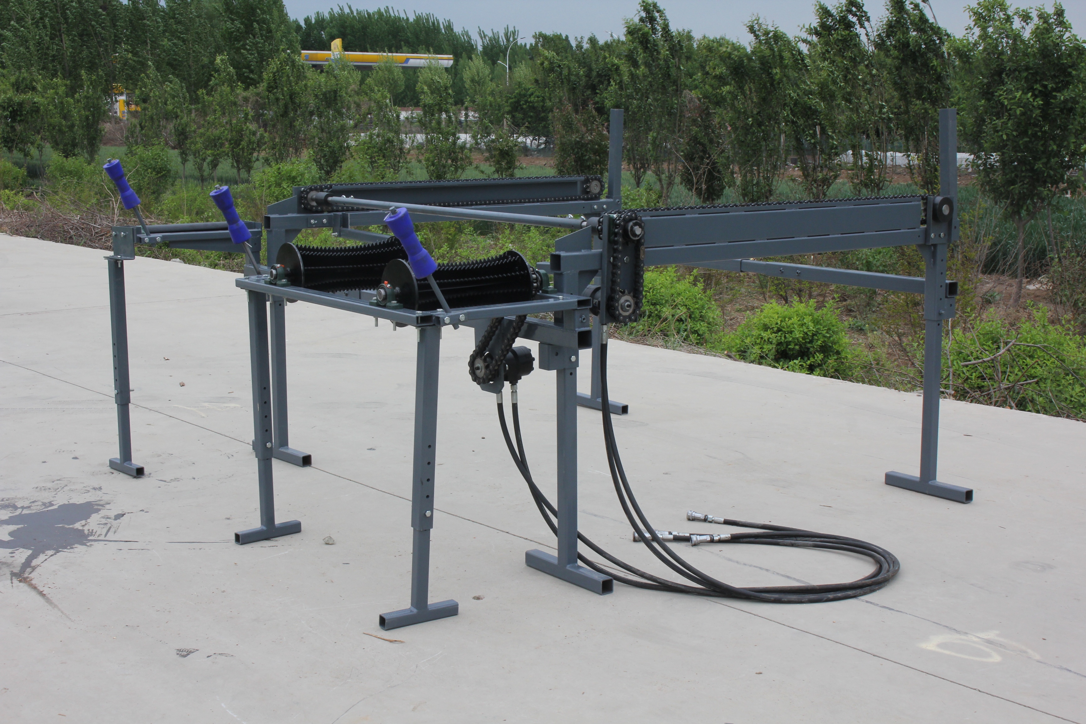 18HP Gasoline Log Splitter And Wood Shredder For Cutting Wood Branch