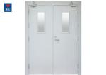 Double Interior Escape Exit Iron Fireproof Steel Doors