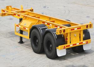 Quality 40t Payload 20 Feet 2 Axles Container Skeletal Semi Truck Trailer wholesale