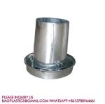 Chicken Feeder Galvanized Chicken Feeder POULTRY FARM Poultry Husbandry Steel