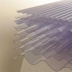 6000-12000mm Optional Clear PVC Corrugated Fiber Resin Transparent Roofing Sheet