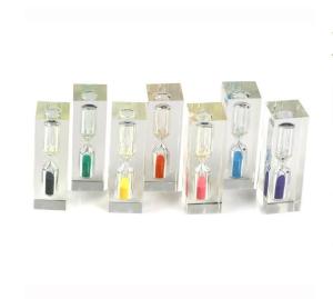 Quality Christmas Acrylic Hourglass one Minute Three Minute Hourglass Sand Timer wholesale