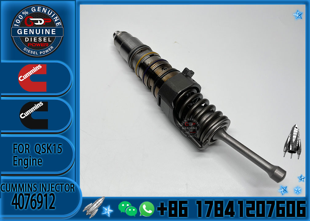 Diesel Fuel Injector 4076912 for Cummins QSX15 Engine