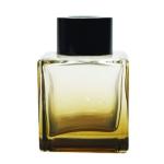 Custom Glass Perfume Bottles 50ml Square Gradient Paint Aromatherapy Creative