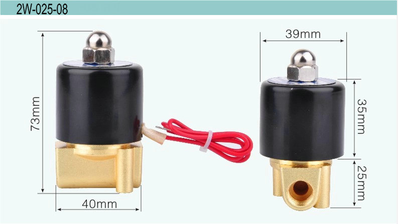 High Pressure Electric Water Valve , 2 Way Flow Control Solenoid -5-150 ℃